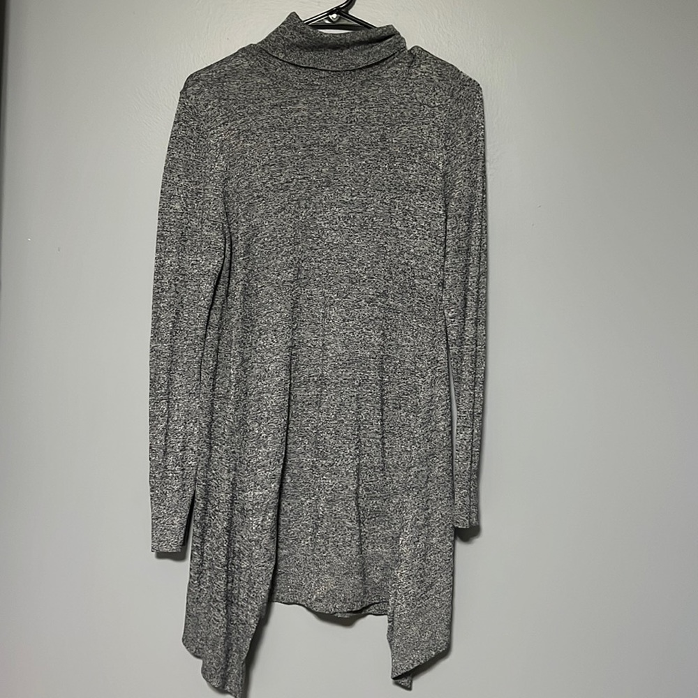 grey turtle neck tunic/dress great condition